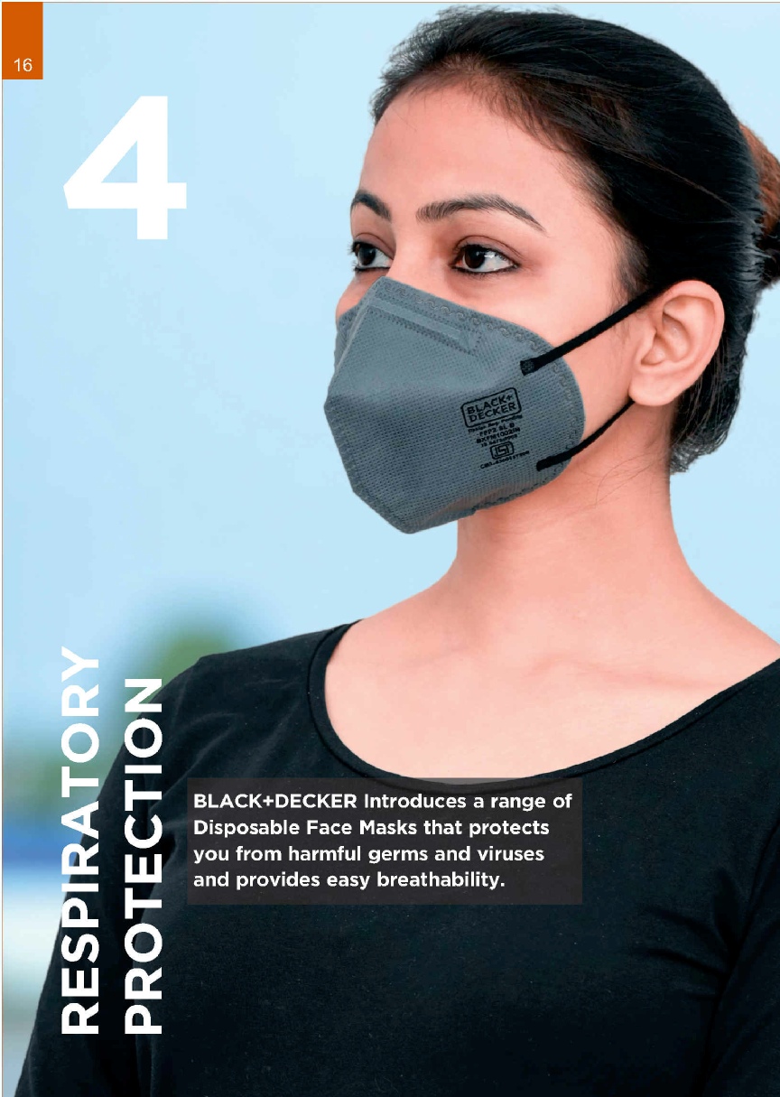 BLACK DECKER SAFETY MASK DISTIRBUTOR TAMILNADU INDIA