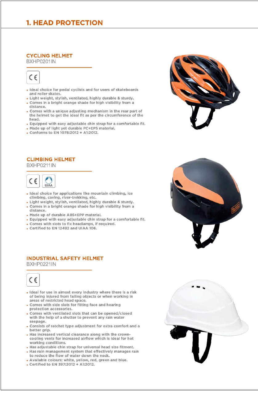 SAFETY HELMET TYPES BLACK DECKER INDIA