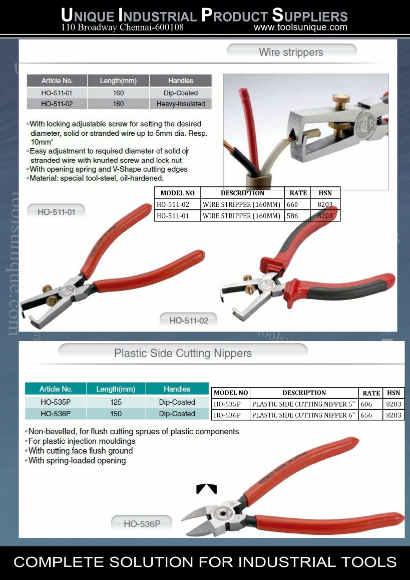 HERO WIRE STRIPPER & SIDE CUTTING NIPPER CHENNAI