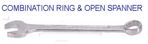 industrial-spanner-chennai,combination ring and open spanner